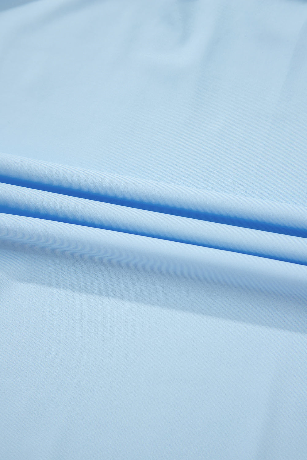 Sky Blue Drawstring High Waist Lined Tennis Skorts