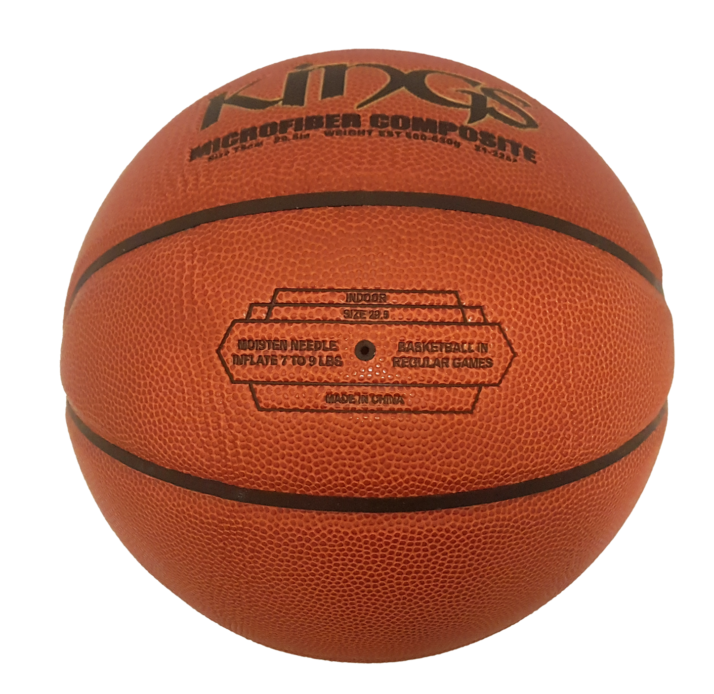 Knubian Kings Basketball (indoor Basketball) Microfiber Composite Game Ball - Size 7