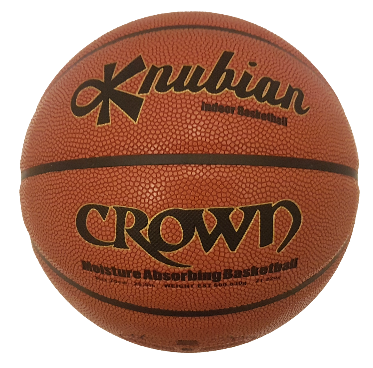 Knubian Crown Basketball (Indoor Basketball) - Moisture Absorbing Basketball - Size 7