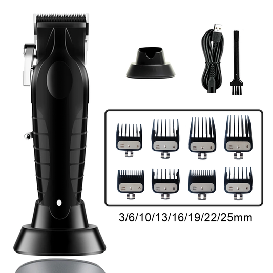 Knubian Cordless Electric Hair Clipper With Guide Combs  charger