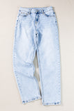 Beau Blue Acid Wash Straight Jeans