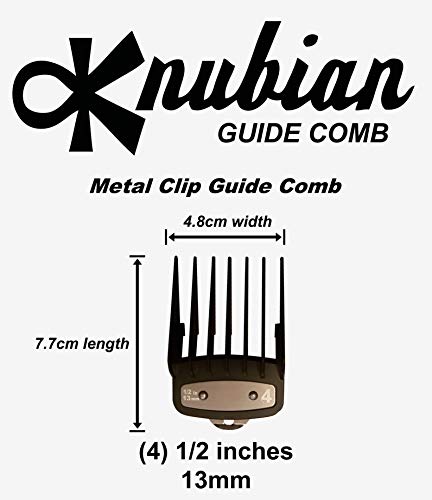 Knubian Premium Guide Comb With Metal Attachment Clip